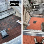 artisan couvreur paris avant apres